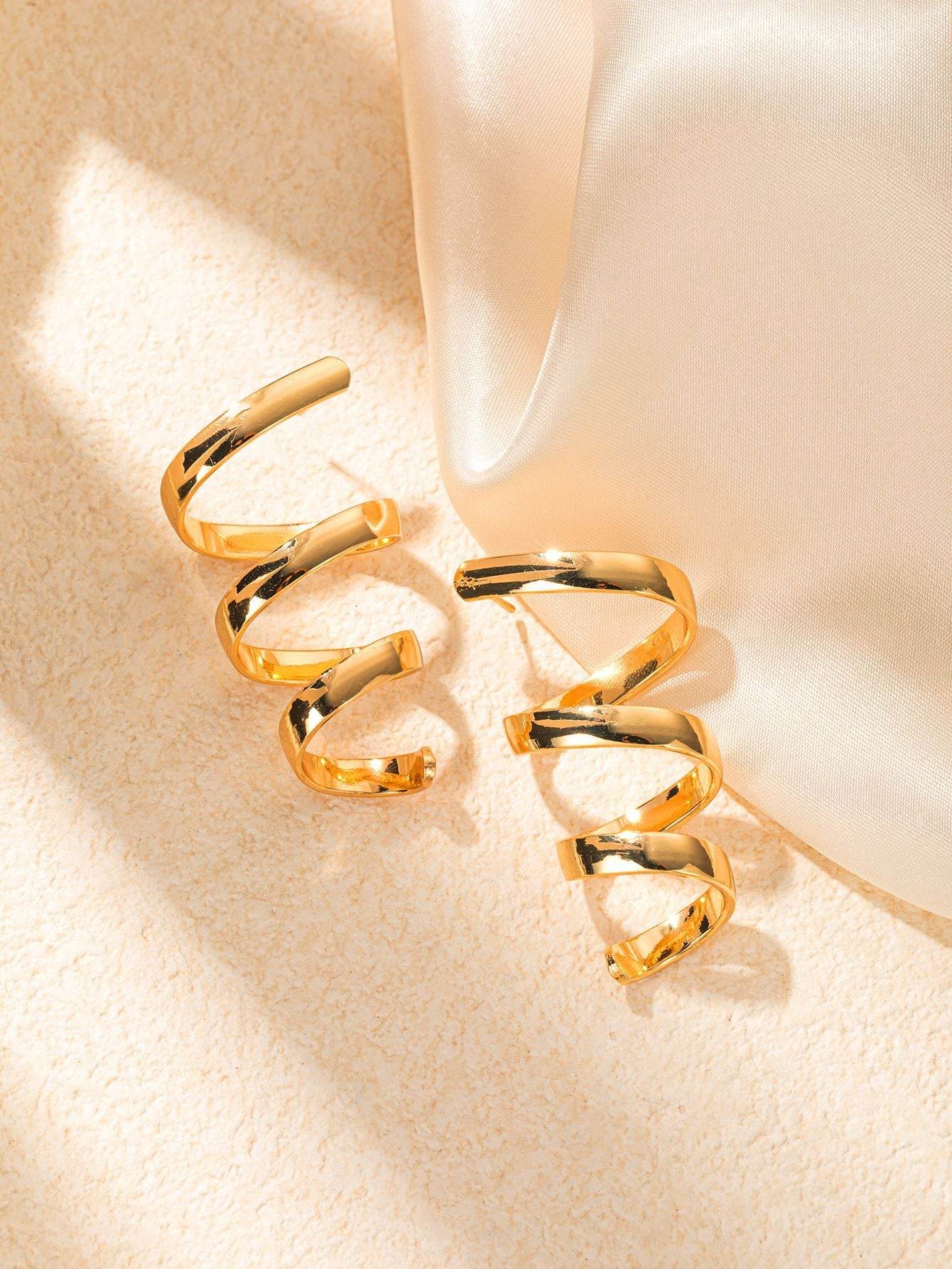 Retro Electroplated Earrings - Premium Titanium Steel for Women’s Style - Buy Center