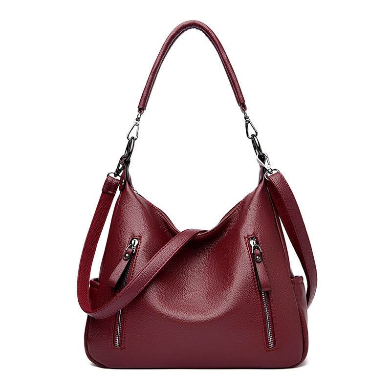 Fashion All-Match Messenger Bag - Trendy Dumpling Shape & Soft PU - Buy Center