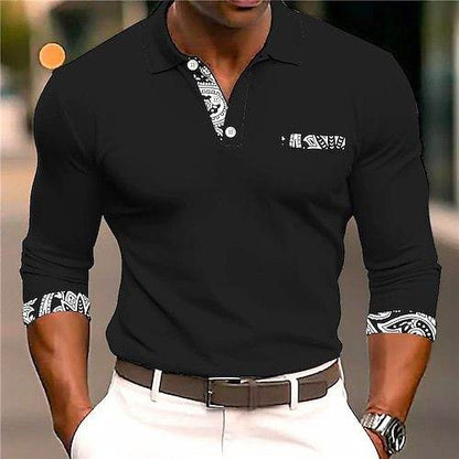 Men's Long Sleeve Button Sweatshirt - Stylish Sportswear for Autumn - Buy Center