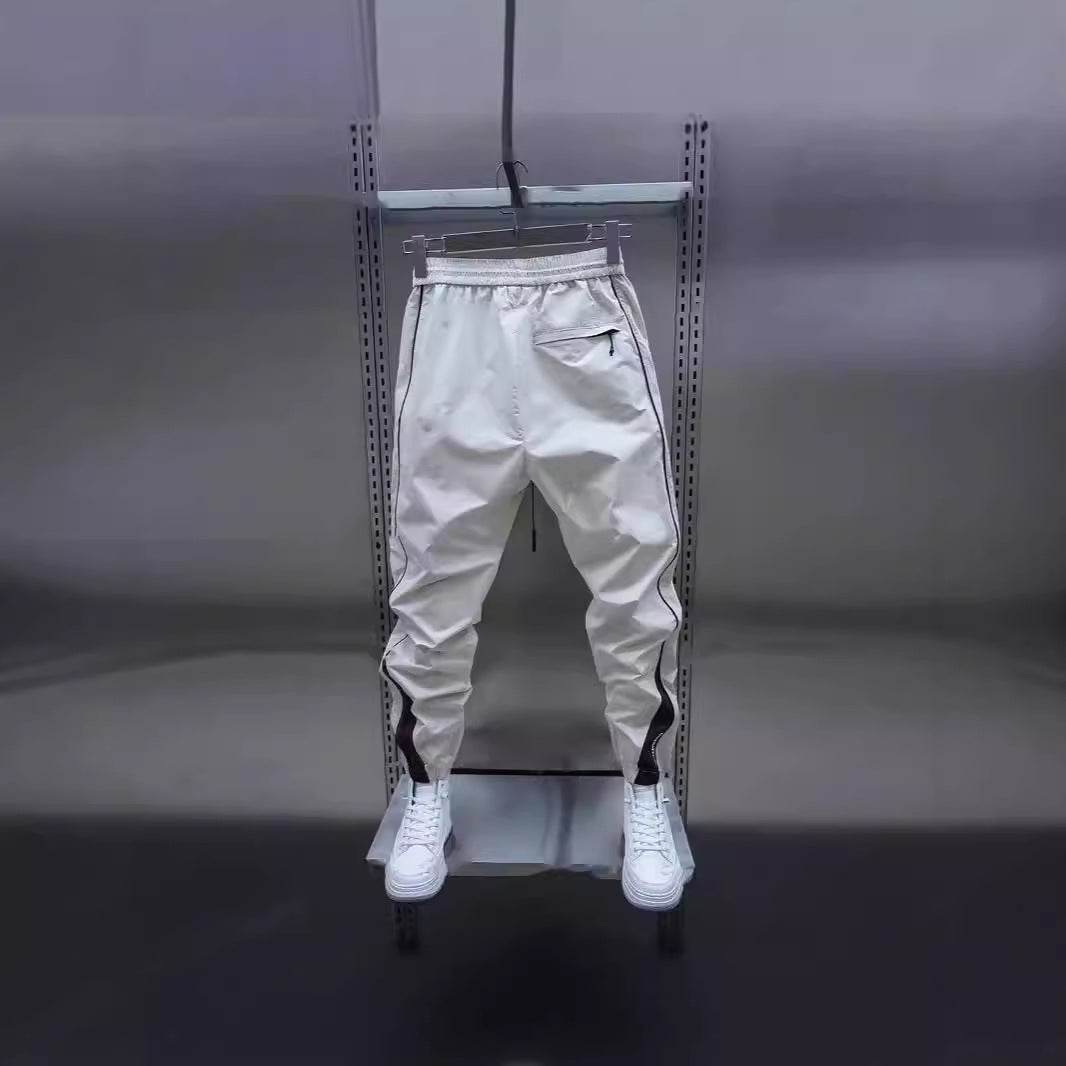 Men's Ankle-Tied Harlan Cargo Pants - Casual Workout, Loose Fit - Buy Center