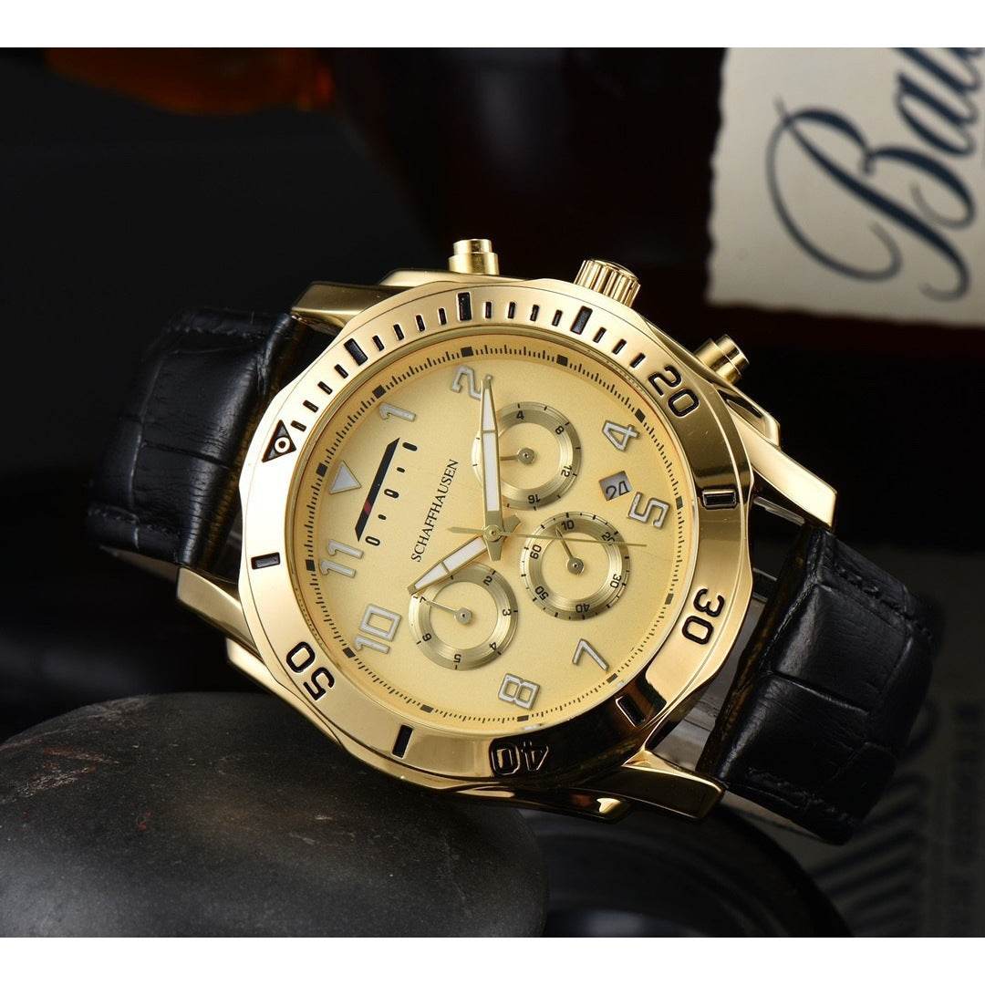 Buycenter Six-Pin Quartz Men's Business Watch - Stylish Full-Function Design - Buy Center