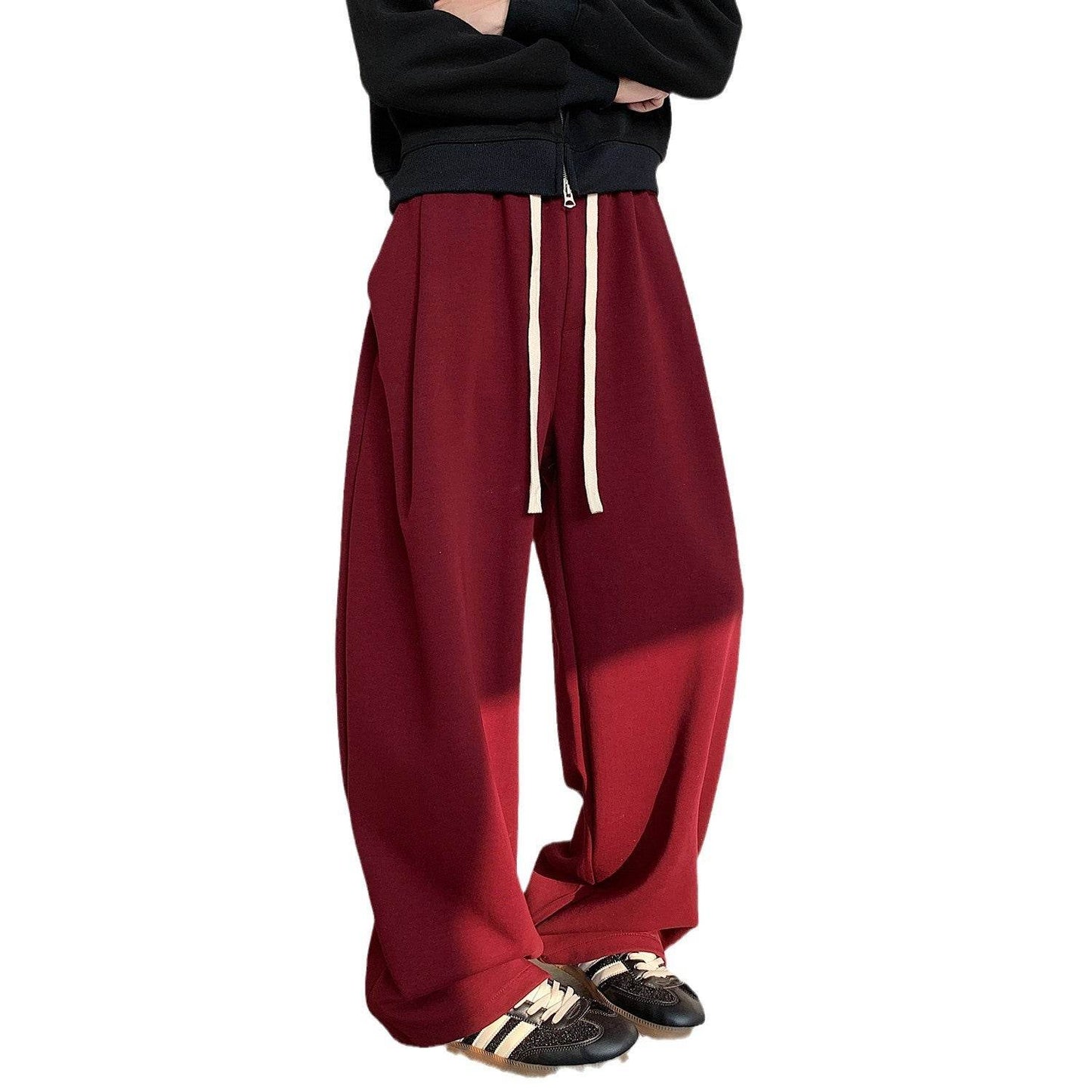 Plus Size Fleece-Lined Harem Pants - Stylish Comfort for Cold Days - Buy Center