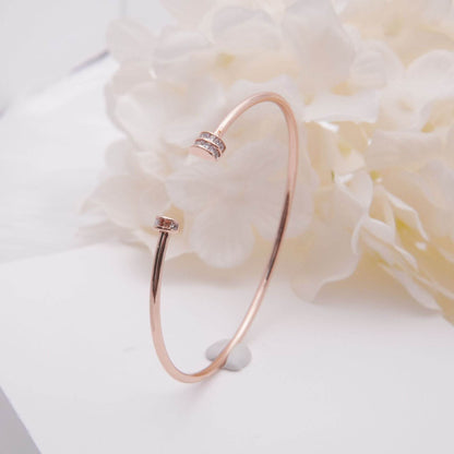 Elegant Zircon Bracelet for Women - Light Luxury Design, Trendy Style - Buy Center