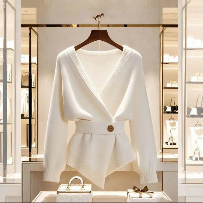 Buycenter Women's Beautiful Blue Sweater - Stylish Pullover for Commuting - Buy Center