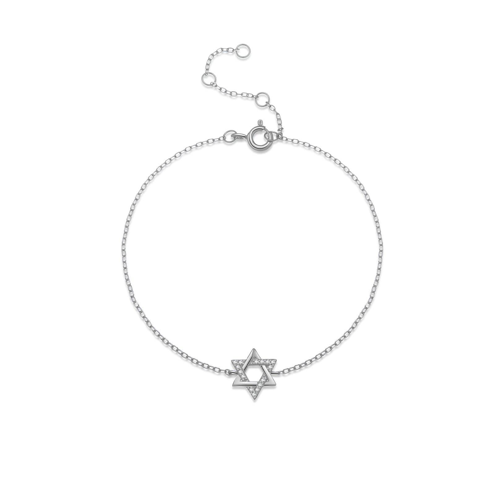 Buycenter S925 Sterling Silver Hexagonal Star Bracelet - Affordable Luxury - Buy Center