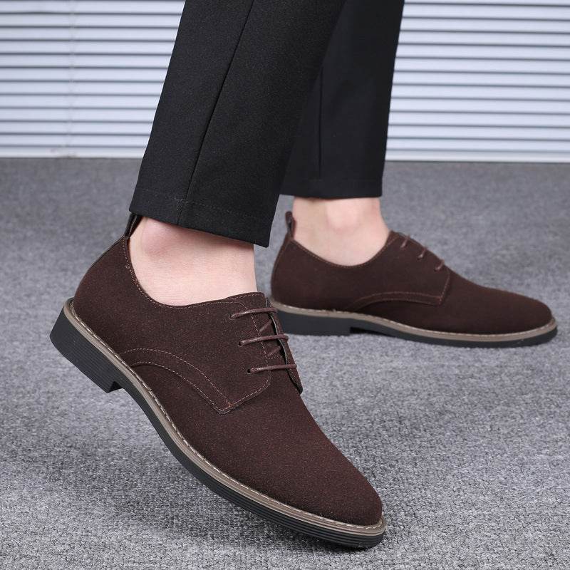 Men's Plus Size Frosted Casual Shoes - Stylish British Design, Comfortable Fit - Buy Center