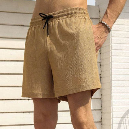 Buycenter Casual Beach Shorts for Men - Lightweight Polyester, Summer Style - Buy Center