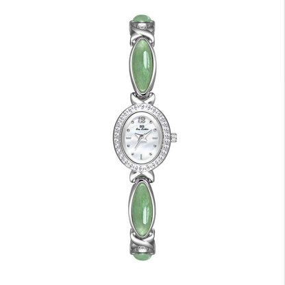 Center Hetian Jade Chain Watch - Elegant Women's Bracelet for Timeless Style - Buy Center