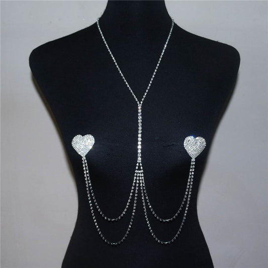 BuyCenter Heart-Shaped Body Chain - Simple Fashion Jewelry for Women - Buy Center