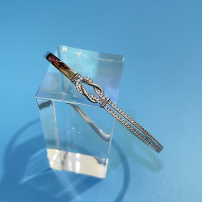 Buy Center Infinite Symbol Bracelet - Stylish Zircon Knotted Design - Buy Center