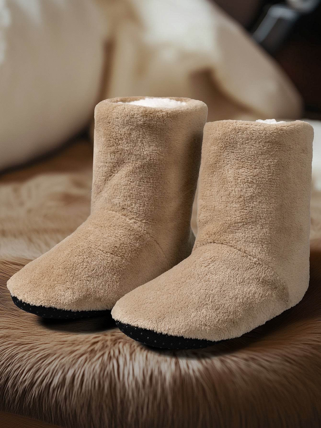 Warm Mid-Calf Fleece-Lined Boots for Women - Cozy, Stylish & Trendy - Buy Center
