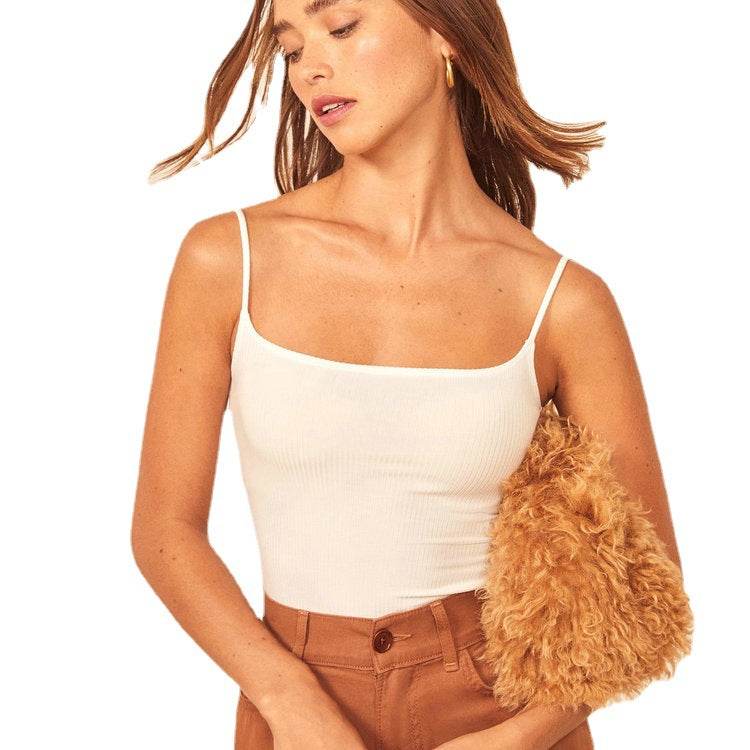 Buycenter Slim Fit Off-Shoulder Camisole - Short Length for Women - Buy Center