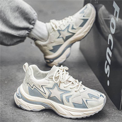 Thick Bottom Casual Daddy Shoes - Trendy Low Top for All-Day Comfort - Buy Center