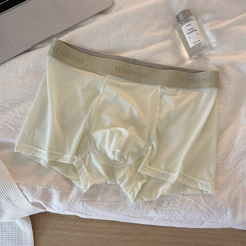 Lightweight Men's Ice Silk Shorts - Trendy Summer Colors for Comfort - Buy Center