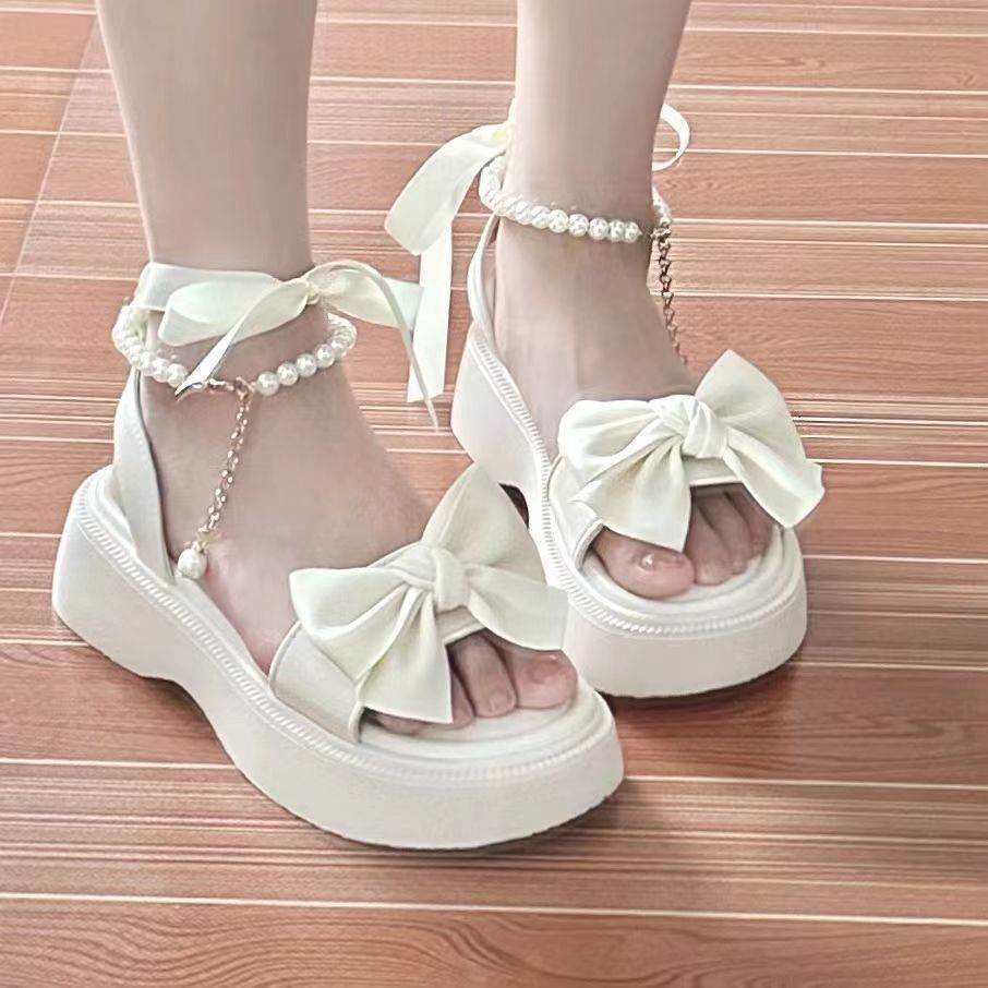 Princess Holiday Sandals for Women - Stylish Creamy-White Summer Footwear - Buy Center