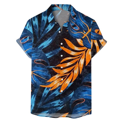 Retro Floral Loose Top for Men - Trendy Casual Wear in Multiple Sizes - Buy Center