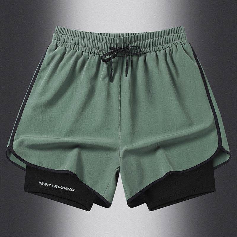 Buycenter Men's Quick-Drying Training Shorts - Liner, High Waist Options - Buy Center