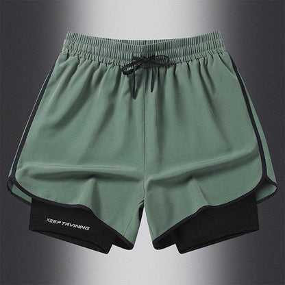 Buycenter Men's Quick-Drying Training Shorts - Liner, High Waist Options - Buy Center