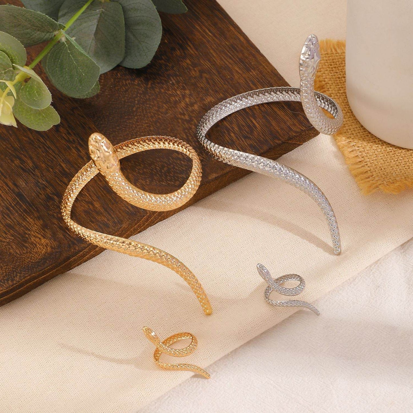 Buycenter Snake-Shaped Fashion Ring - Personalized Women's Jewelry - Buy Center