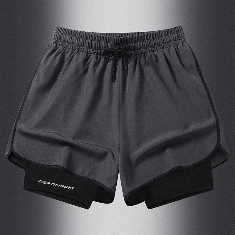 Buycenter Men's Quick-Drying Training Shorts - Liner, High Waist Options - Buy Center