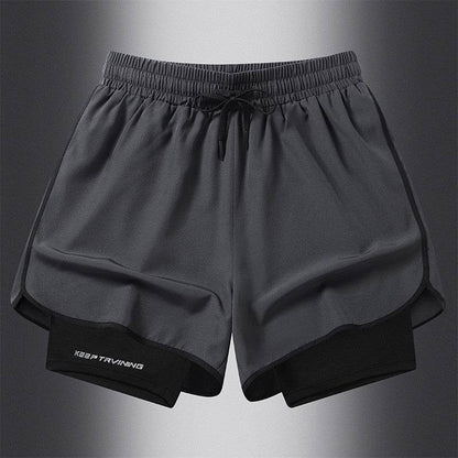 Buycenter Men's Quick-Drying Training Shorts - Liner, High Waist Options - Buy Center