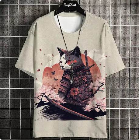 Buycenter Men's Casual Summer Japanese Short Sleeve - Printed Styles Available - Buy Center