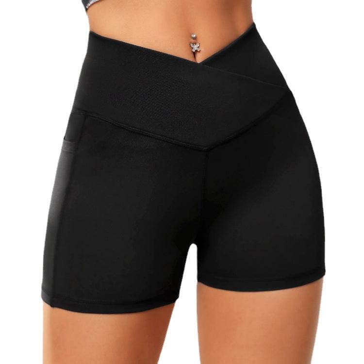 Buycenter Women's Sports Yoga Shorts - Elastic Polyester for Comfort - Buy Center