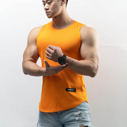 Buycenter Men's Ice Silk Sport T-shirt - Versatile Summer Vest in Various Colors - Buy Center