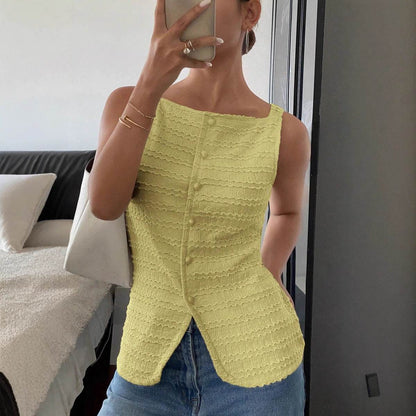 Buycenter Spring Sleeveless Vest Top - Classic Fit for Women’s Clothing - Buy Center