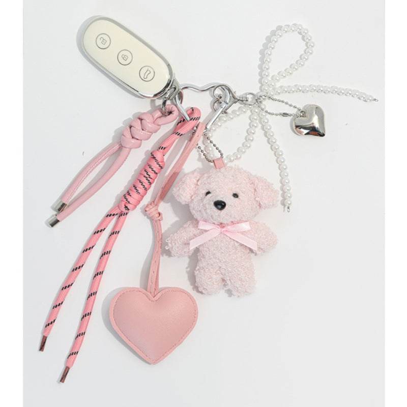 Hand-Knitted Rope Keychain - Cute Patterns & Durable Cotton Design - Buy Center