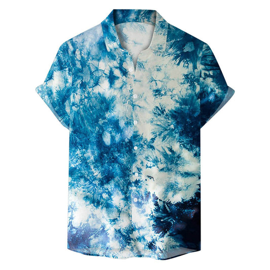 Retro Floral Loose Top for Men - Trendy Casual Wear in Multiple Sizes - Buy Center