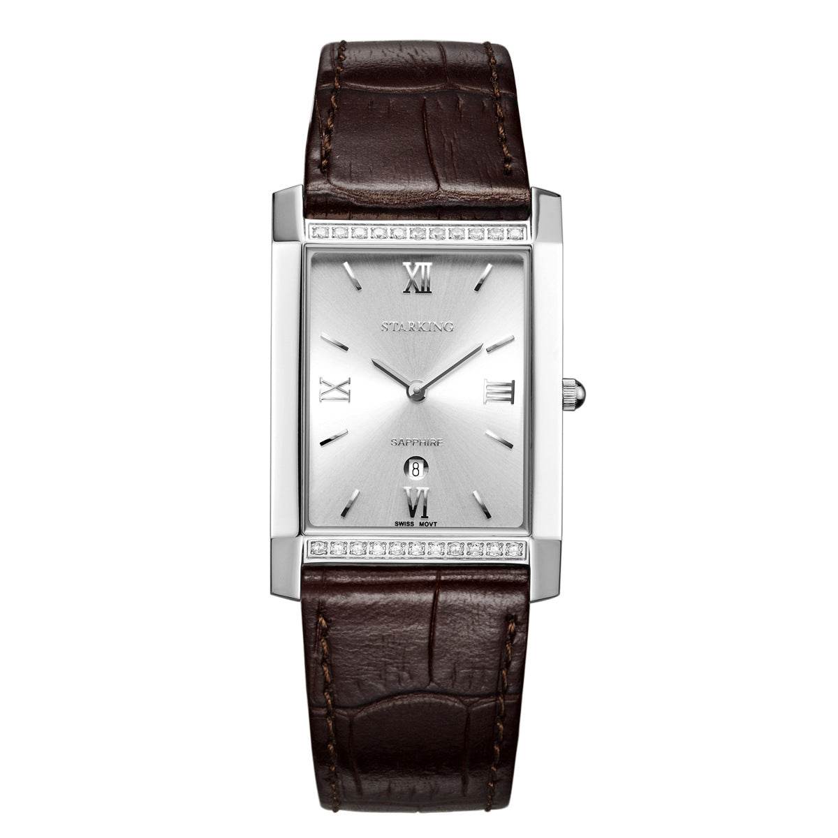 Buycenter Simple Business Quartz Watch - Sapphire Crystal, Stainless Steel - Buy Center