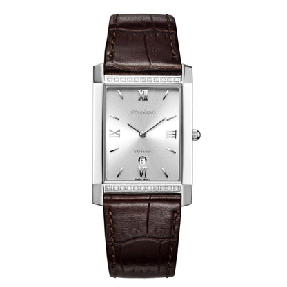 Buycenter Simple Business Quartz Watch - Sapphire Crystal, Stainless Steel - Buy Center