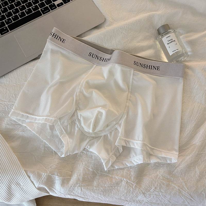 Lightweight Men's Ice Silk Shorts - Trendy Summer Colors for Comfort - Buy Center