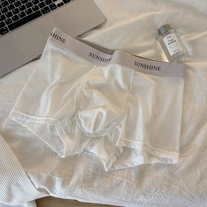 Lightweight Men's Ice Silk Shorts - Trendy Summer Colors for Comfort - Buy Center