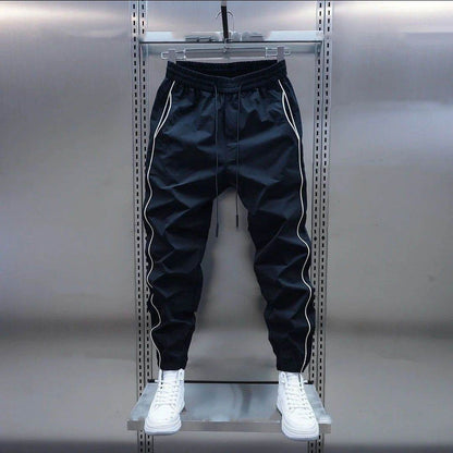 Men's Ankle-Tied Harlan Cargo Pants - Casual Workout, Loose Fit - Buy Center