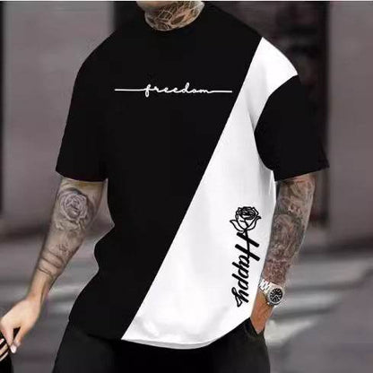 Buycenter Men's Casual 3D Digital Print Short Sleeve Shirt - Size XXS to 6XL - Buy Center