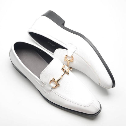 Men's Casual White Shoes - Premium Leather, Low Heel Fashion Trend 2025 - Buy Center