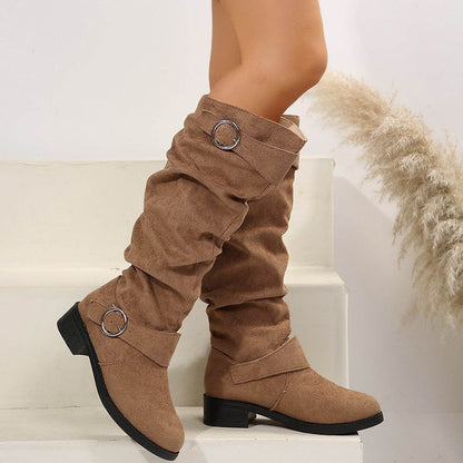 New Fashion Retro Boots for Kids - Stylish Round Head Design, Casual Look - Buy Center