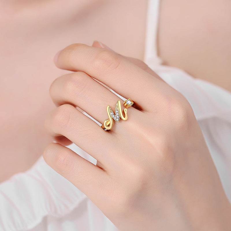 Buycenter 26 English Letters Fashion Ring - Affordable Luxury Jewelry - Buy Center