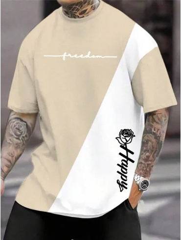 Buycenter Men's Casual 3D Digital Print Short Sleeve Shirt - Size XXS to 6XL - Buy Center