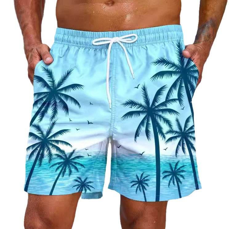 Buycenter Men's 3D Printed Camouflage Beach Shorts - Fashionable & Comfortable - Buy Center