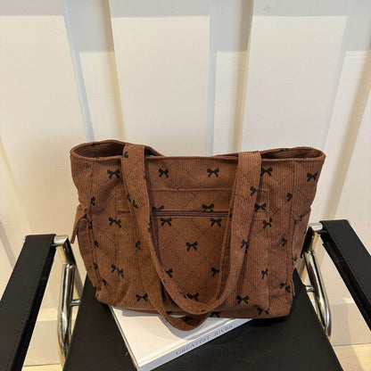 Buycenter Simple Stylish Underarm Tote Bag - Trendy Canvas Clutch - Buy Center