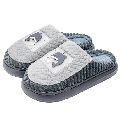 Cozy Non-Slip Fleece-Lined Slippers for Couples - Fluffy Comfort for 2025 - Buy Center