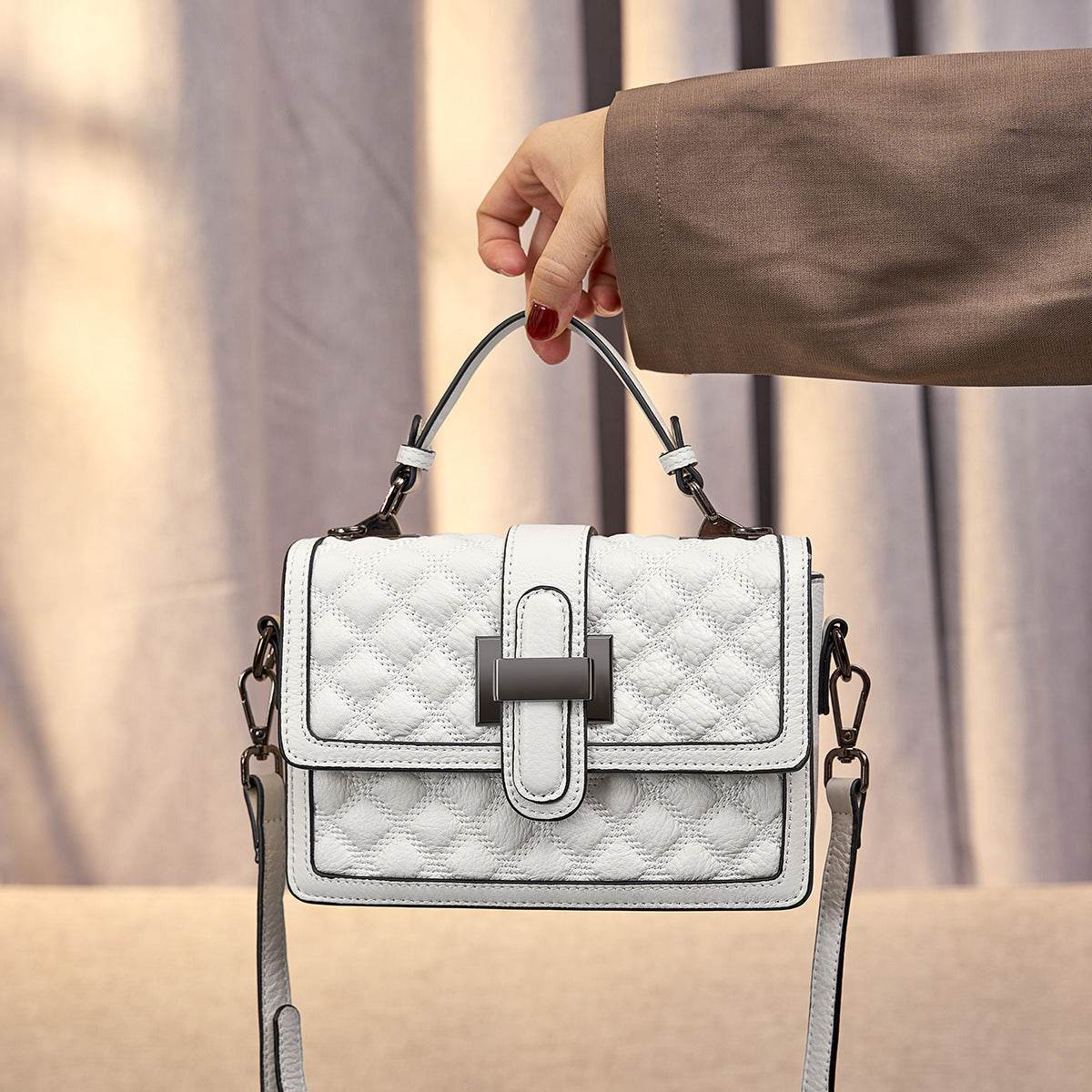 Buycenter Trendy Diamond Plaid Crossbody Bag - Stylish Women's Tote - Buy Center