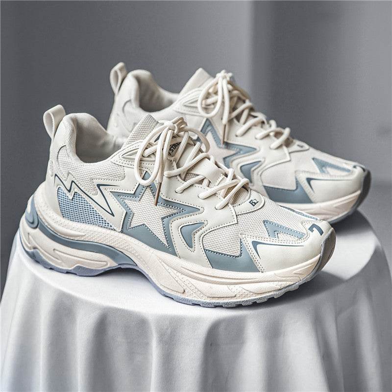 Thick Bottom Casual Daddy Shoes - Trendy Low Top for All-Day Comfort - Buy Center