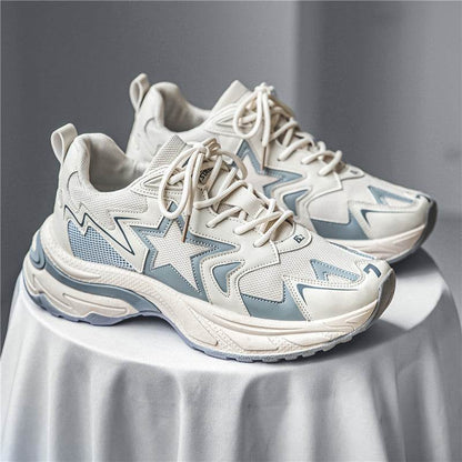 Thick Bottom Casual Daddy Shoes - Trendy Low Top for All-Day Comfort - Buy Center