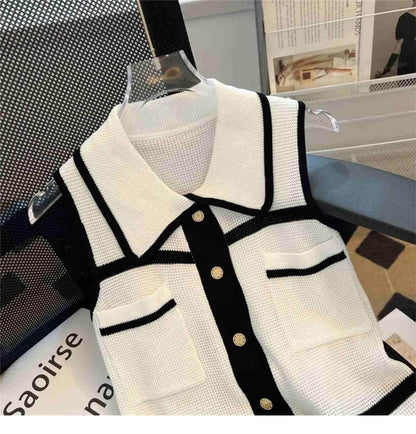 Classic Chic Sleeveless Knitwear - Women's Stylish Camis in Tencel - Buy Center