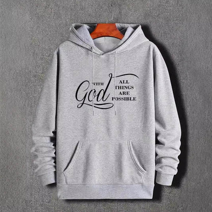 Buycenter Velvet Fall Winter Hoodie - Stylish Printed Pullover for Men - Buy Center