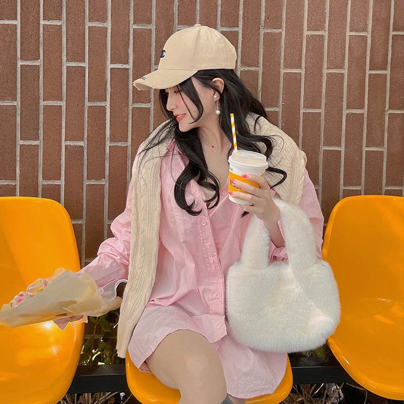 Buycenter Furry Cute Plush Rex Rabbit Hand Bag - Adorable & Stylish Clutch - Buy Center